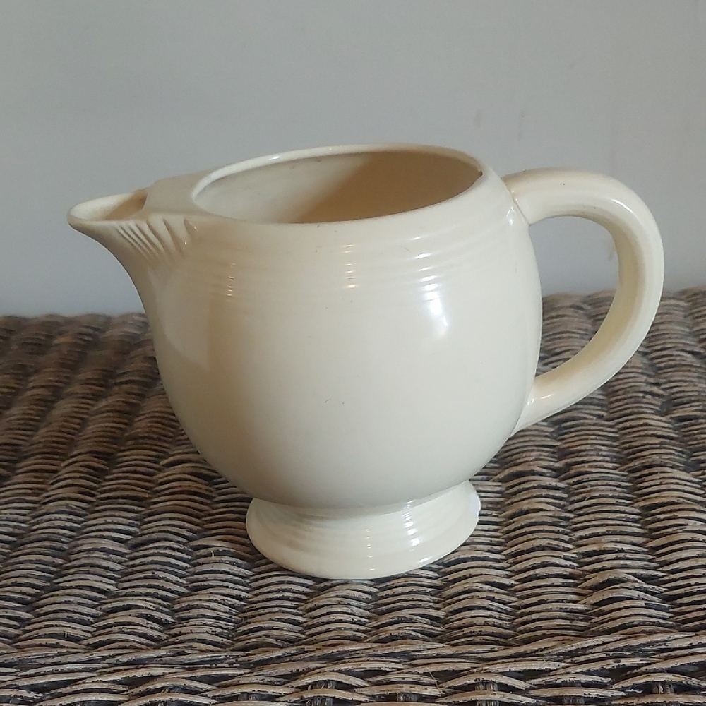 Vintage Homer Laughlin Fiesta Ice Lip Pitcher